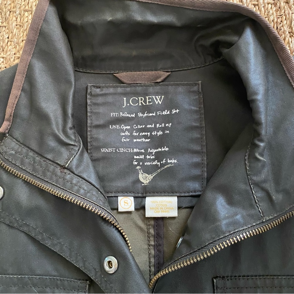 J crew green field jacket size small green - Picture 5 of 7